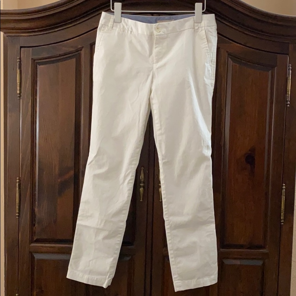 Banana Republic White Chino Pants sz4